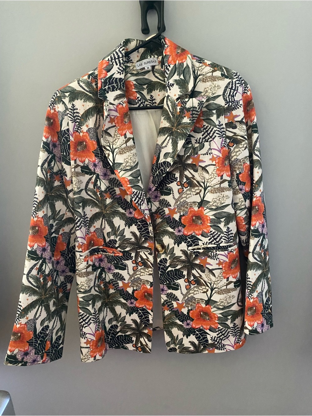 Las Sureñas Floral Women's Blazer Jacket